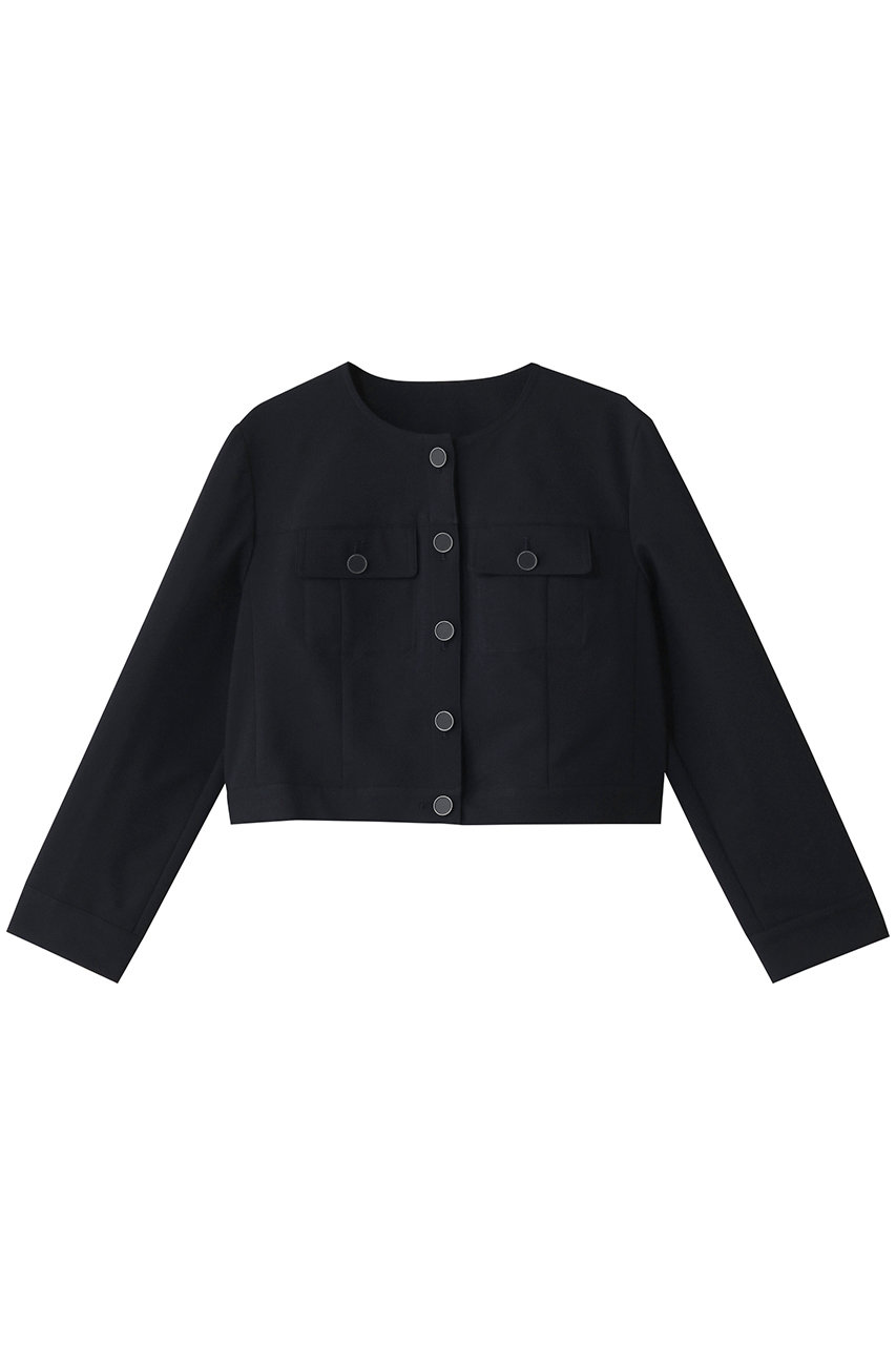 ANAYI サッカーストレッチクロップドBZ (ネイビー, 36) アナイ ELLE SHOP ANAYI サッカーストレッチクロップドBZ (ネイビー, 36) アナイ ELLE SHOP