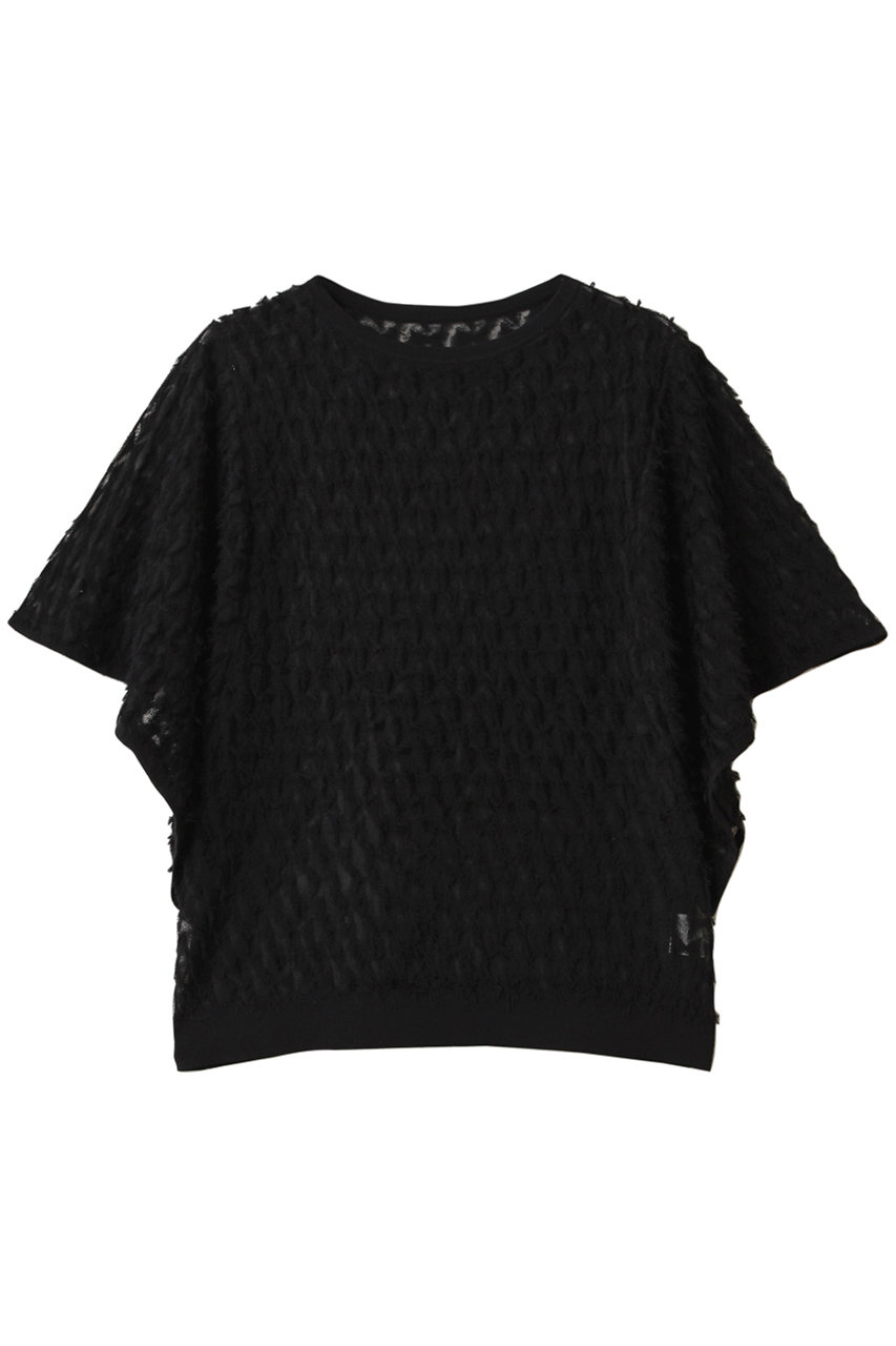 ANAYI パピヨンシャギーJQプルオーバー (ブラック, 38) アナイ ELLE SHOP ANAYI パピヨンシャギーJQプルオーバー (ブラック, 38) アナイ ELLE SHOP