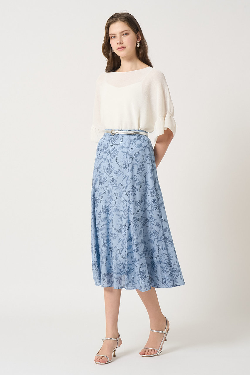 ANAYI(アナイ)｜和紙ガーターフリル袖プルオーバー/ホワイト の通販