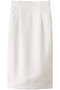 バスケットツィードタイトスカート アナイ/ANAYI ホワイト