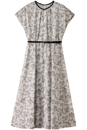 アナイ/ANAYIのリーフカリグラフィーPTベルトツキワンピース(110500/110503)