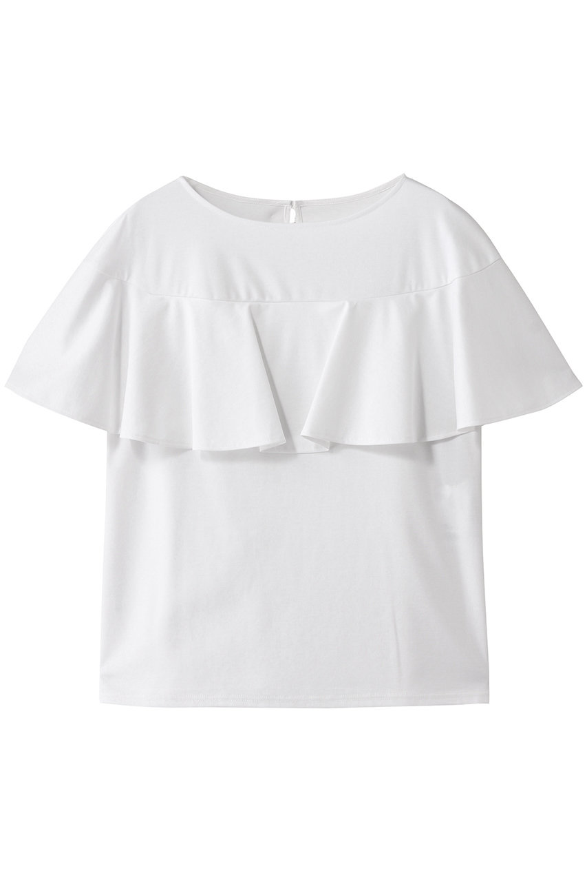 ANAYI ポンチフレアデザインプルオーバー (ホワイト, 38) アナイ ELLE SHOP ANAYI ポンチフレアデザインプルオーバー (ホワイト, 38) アナイ ELLE SHOP