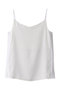ベア天サテンコンビキャミソール アナイ/ANAYI ホワイト