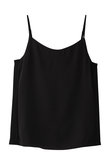 ベア天サテンコンビキャミソール