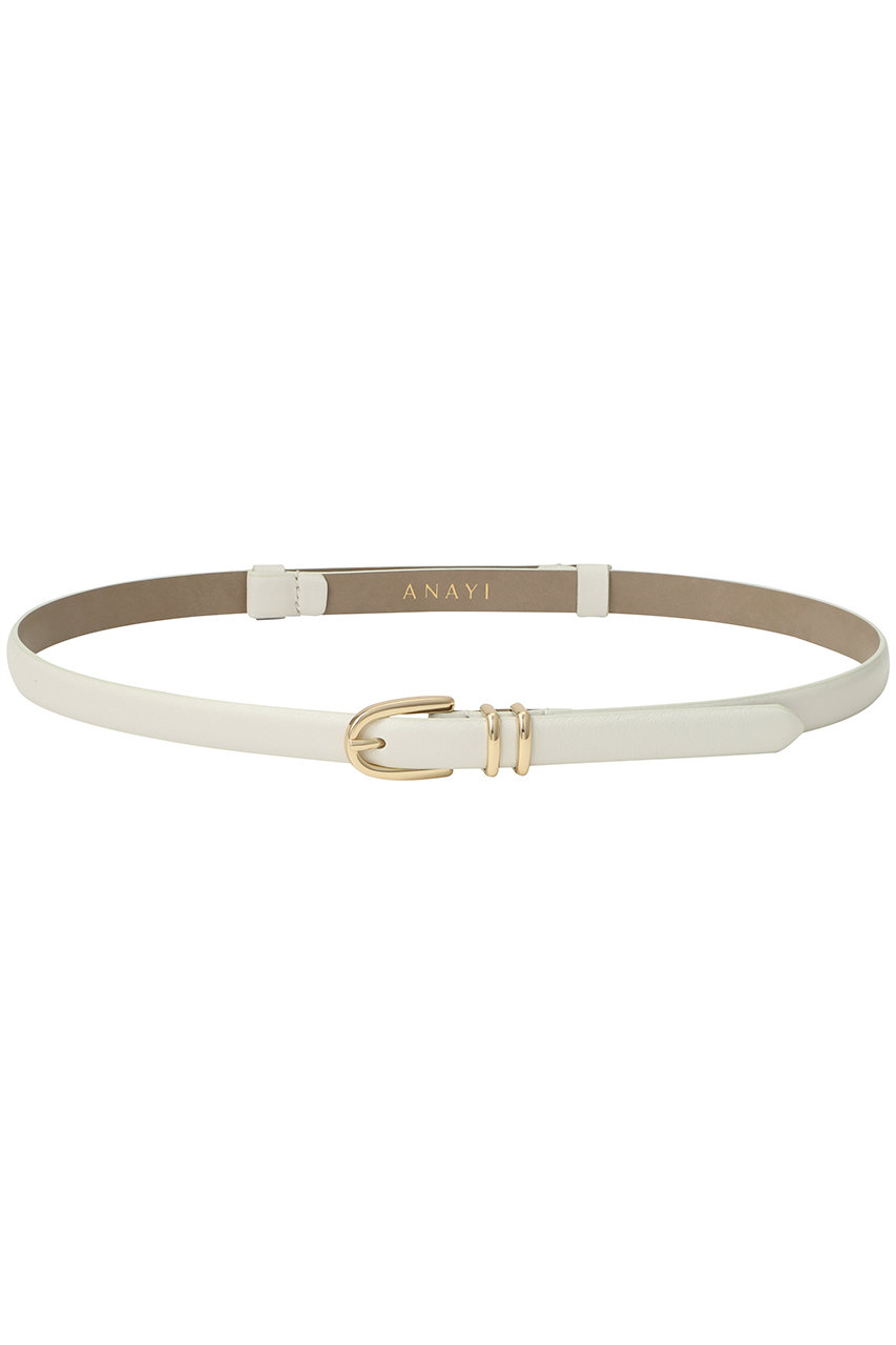 アナイ/ANAYIのダブルサルカンスライドBELT(オフホワイト/10252618020-95-010)