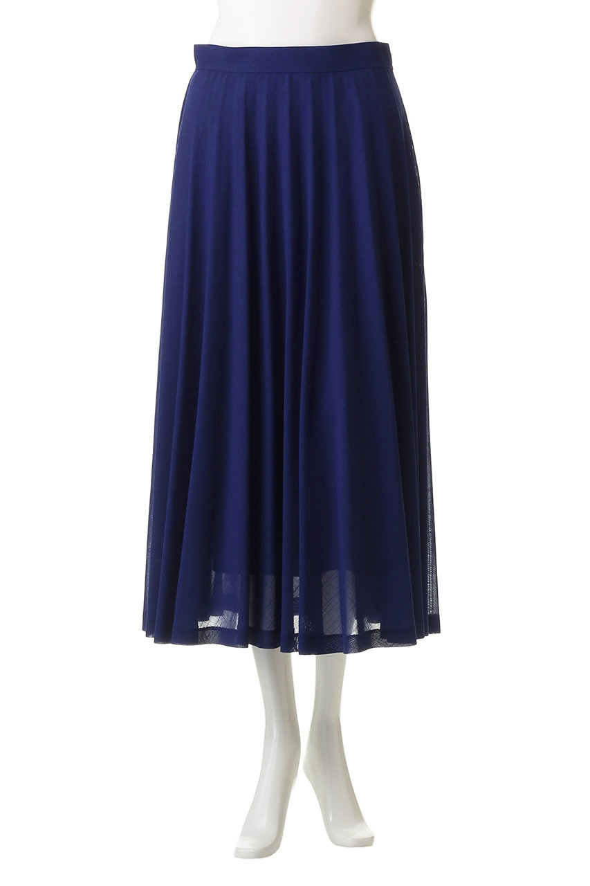 【美品】ANAYI⭐︎アナイ　プリーツスカート　ネイビー ANAYI(アナイ)｜リネンライクボイルプリーツスカート/ブルー の通販