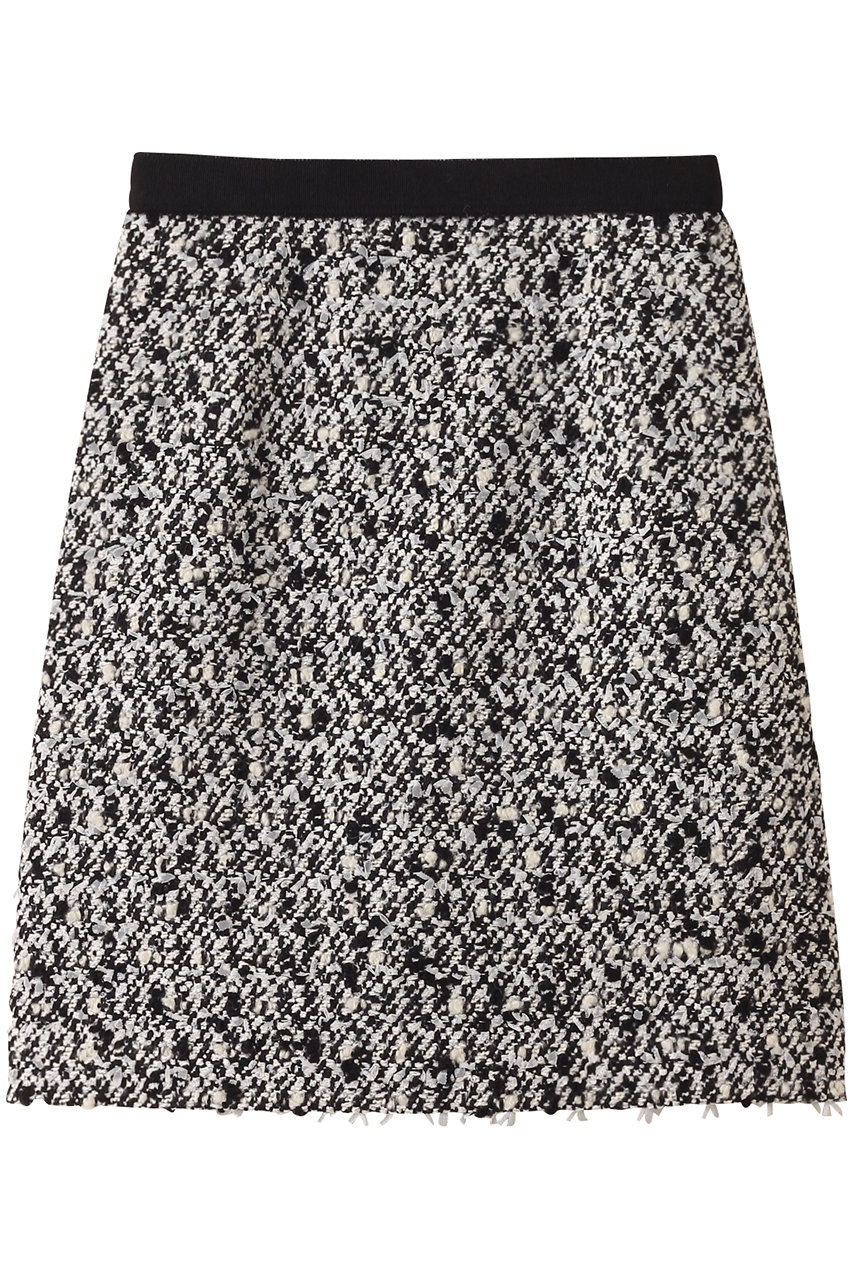 アナイ/ANAYIのモノトーンリボンツイードミニスカート(ブラック/10242711300-95-380)