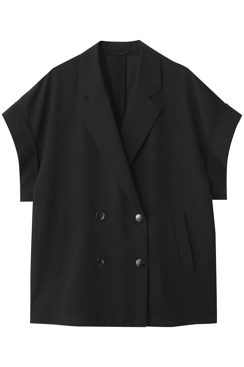 アナイ/ANAYIのリネンライクフレンチジャケット(ブラック/10251710170-95-380)