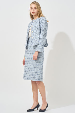 アナイ/ANAYIの【Eternal Line 2025】ミックスツイードタイト スカート(110700/110702)