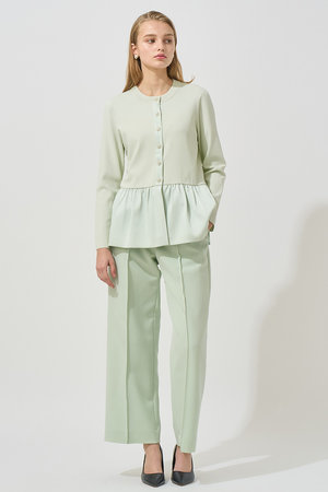 アナイ/ANAYIの【Eternal Line 2025】コンパクトストレッチワイドパンツ(110600/110601)