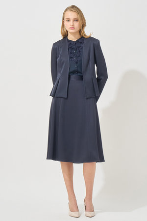 ANAYI アナイ　ネイビー　薄手　ジャケット ANAYI｜アナイのジャケット通販｜ELLE SHOP (エル・ショップ) 【新品