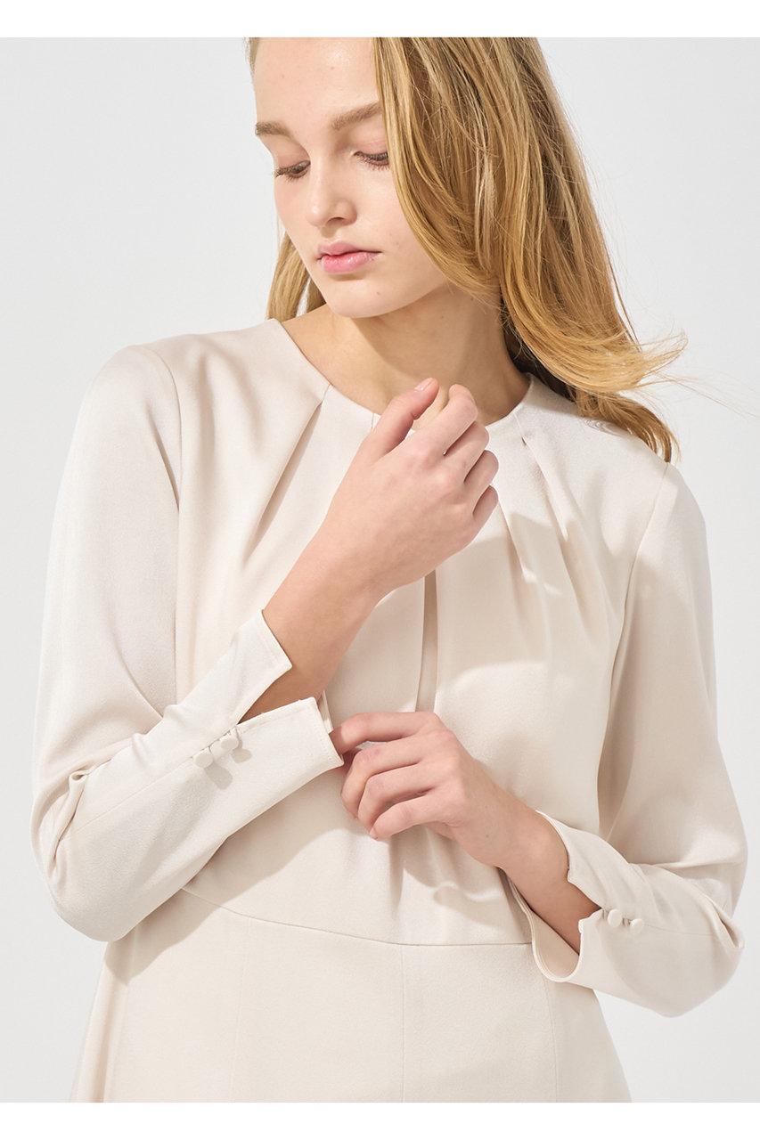 アナイ●極美品●定価6万 イタリア製シルク100% シフォンフレアワンピース M アナイ○タグ付○定価6万 イタリア製シルク100% シフォンフレア