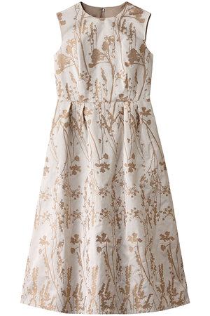 アナイ/ANAYIのシルエットフラワージャガードタック ワンピース(110500/110503)