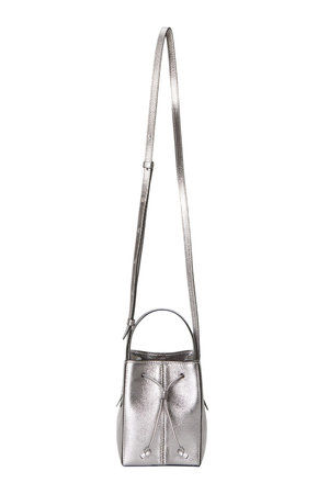 アナイ/ANAYIのメタリックバケットミニバッグ(120100/120102)