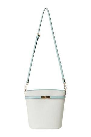 アナイ/ANAYIの配色バケットバッグ(120100/120101)
