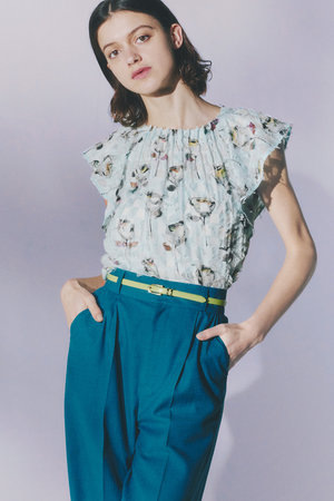 アナイ/ANAYIのリネンライクワイドパンツ(110600/110601)