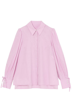 アナイ/ANAYIのコットンブロードリボンカフス ブラウス(110400/110403)