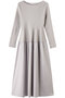 ペプラム切替ドッキングワンピース アナイ/ANAYI グレー