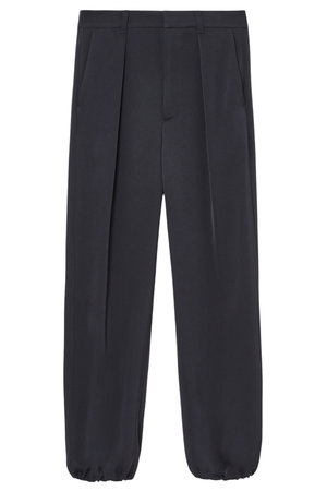 アナイ/ANAYIのストレッチサテンワークパンツ(110600/110601)