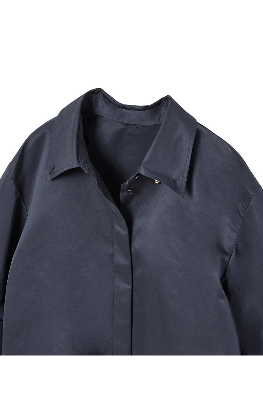 ANAYI(アナイ)｜ツイルクロップドシャツ/ネイビー の通販｜ELLESHOP
