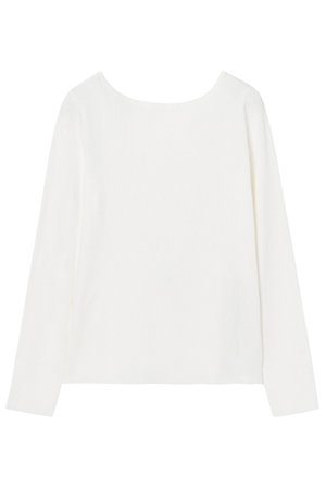 アナイ/ANAYIのレーヨンナイロンリブプルオーバー(110300/110301)