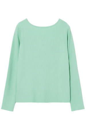 アナイ/ANAYIのレーヨンナイロンリブプルオーバー(110300/110301)