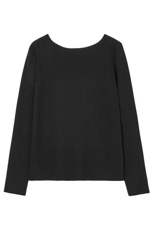 アナイ/ANAYIのレーヨンナイロンリブプルオーバー(110300/110301)