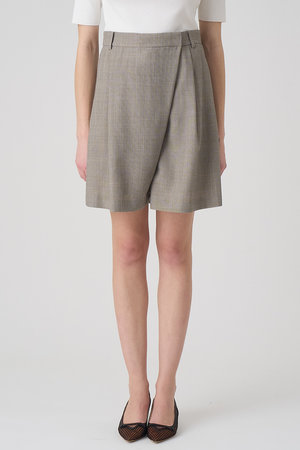 アナイ/ANAYIの麻調スラブドビーショートパンツ(110600/110603)