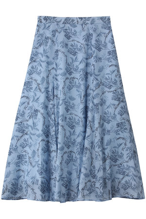 アナイ/ANAYIのリーフカリグラフィープリントマチフレアスカート(110700/110702)