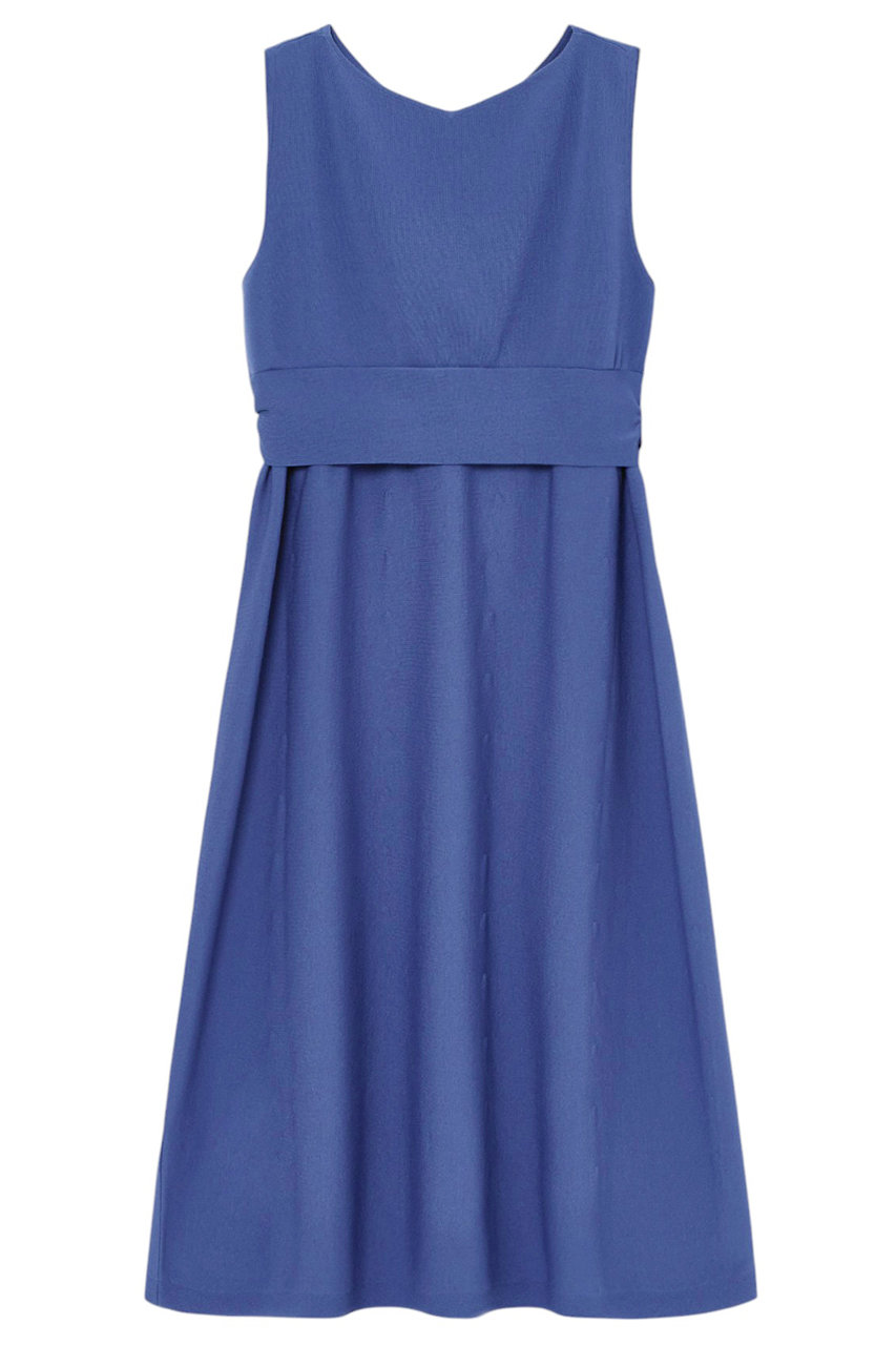 ANAYI(アナイ)｜ドレープツイストワンピース/ブルー の通販｜ELLESHOP