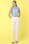 reminiscenceプリント フリルブラウス アナイ/ANAYI