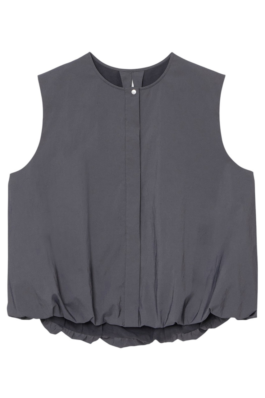 ANAYI ストレッチナイロンバルーンジレ ブラウス (インディゴ, 38) アナイ ELLE SHOP ANAYI ストレッチナイロンバルーンジレ ブラウス (インディゴ, 38) アナイ ELLE SHOP