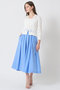 ストレッチナイロンタックフレア スカート アナイ/ANAYI