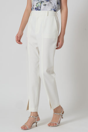 アナイ/ANAYIのダブルクロススリットパンツ(110600/110601)