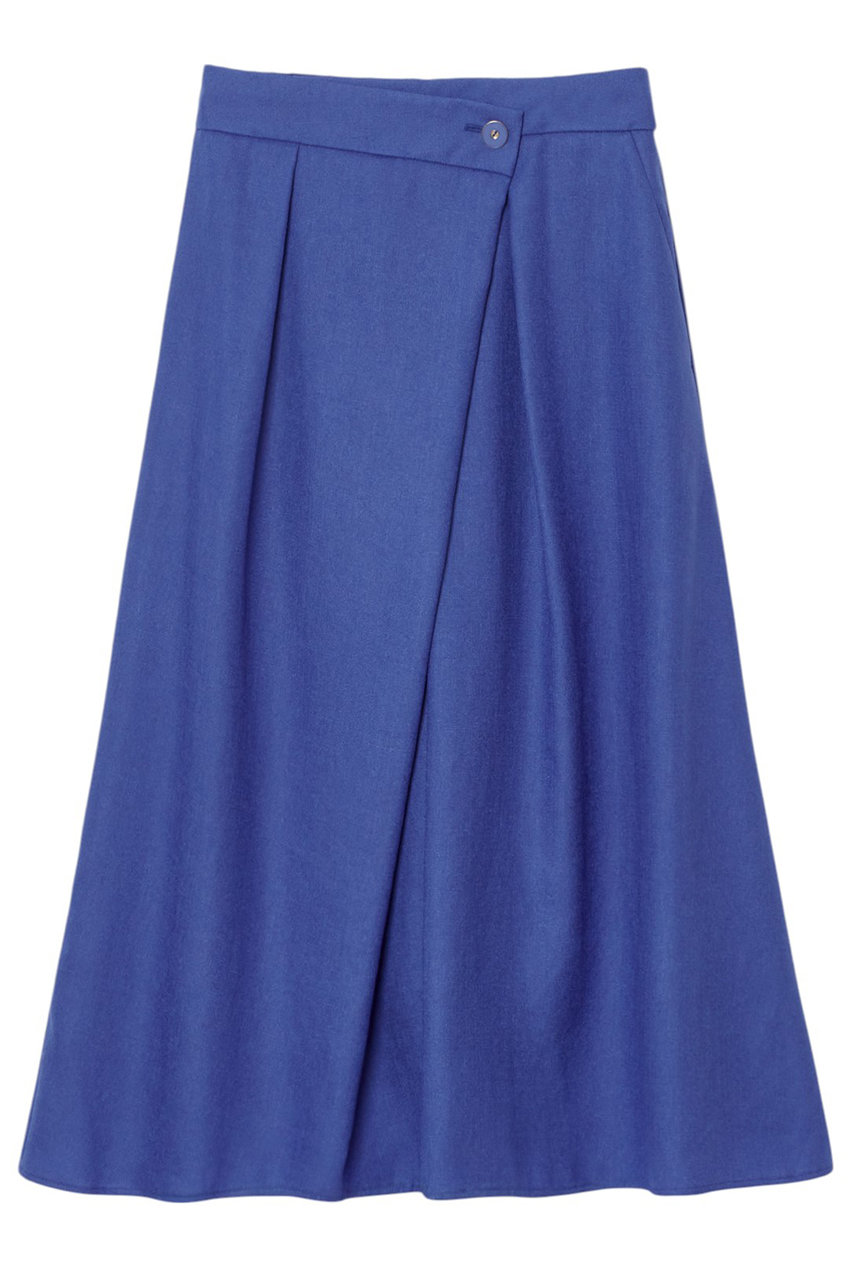 アナイ/ANAYIのドライスラブアシメラップパンツ(ブルー/10252712010-76-380)