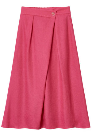 アナイ/ANAYIのドライスラブアシメラップパンツ(110600/110601)