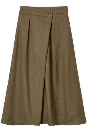 アナイ/ANAYIのドライスラブアシメラップパンツ(110600/110601)