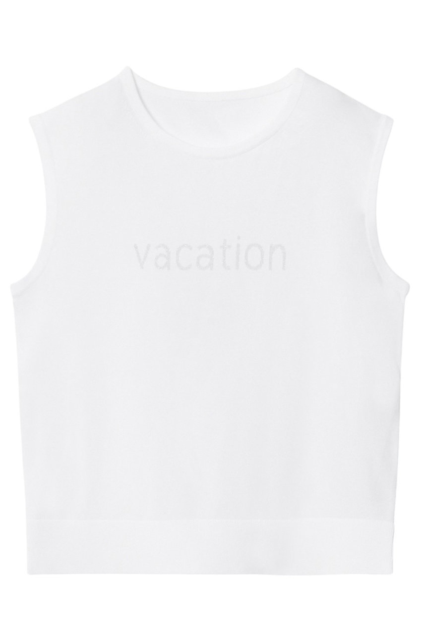 ANAYI VACATION ロゴ プルオーバー (オフホワイト, 38) アナイ ELLE SHOP ANAYI VACATION ロゴ プルオーバー (オフホワイト, 38) アナイ ELLE SHOP