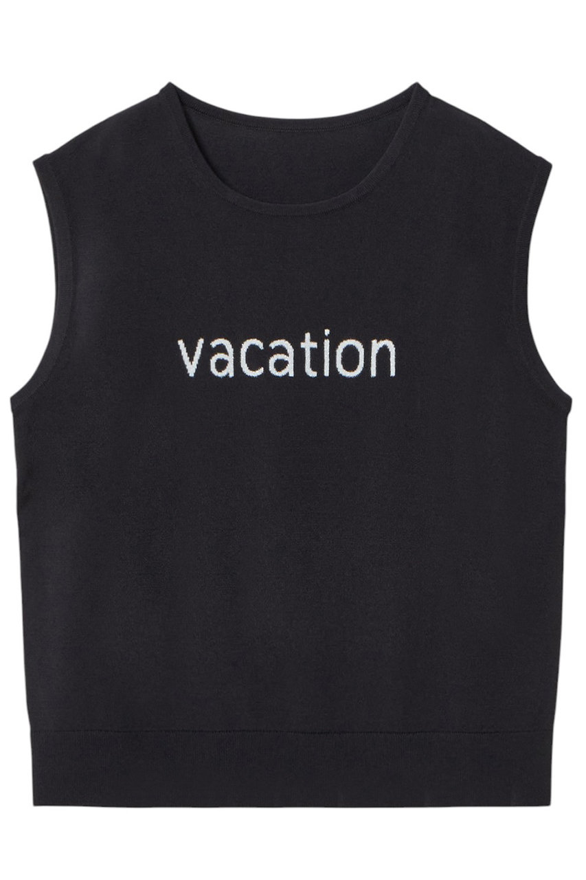 ANAYI VACATION ロゴ プルオーバー (ネイビー, 38) アナイ ELLE SHOP ANAYI VACATION ロゴ プルオーバー (ネイビー, 38) アナイ ELLE SHOP