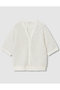 シークインペーパーヤーン カーディガン アナイ/ANAYI オフホワイト