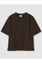 【Saori Oyamada×SLOANE×ANAYI】コットン天竺コンパクトＴシャツ アナイ/ANAYI ブラウン
