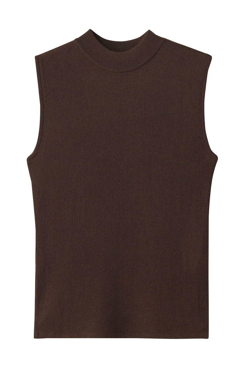 アナイ/ANAYIのアセテートポリエステルノースリーブ(ブラウン/10252816020-81-380)