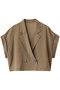 シアーオーガンフレンチスリーブジャケット アナイ/ANAYI ブラウン