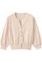 キーネックアソート釦カーディガン アナイ/ANAYI ピンクベージュ
