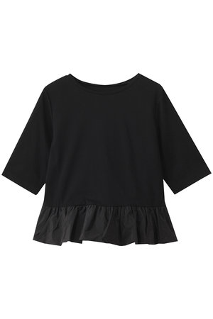 アナイ/ANAYIのライトポンチペプラム5分袖プルオーバー(110100/110102)