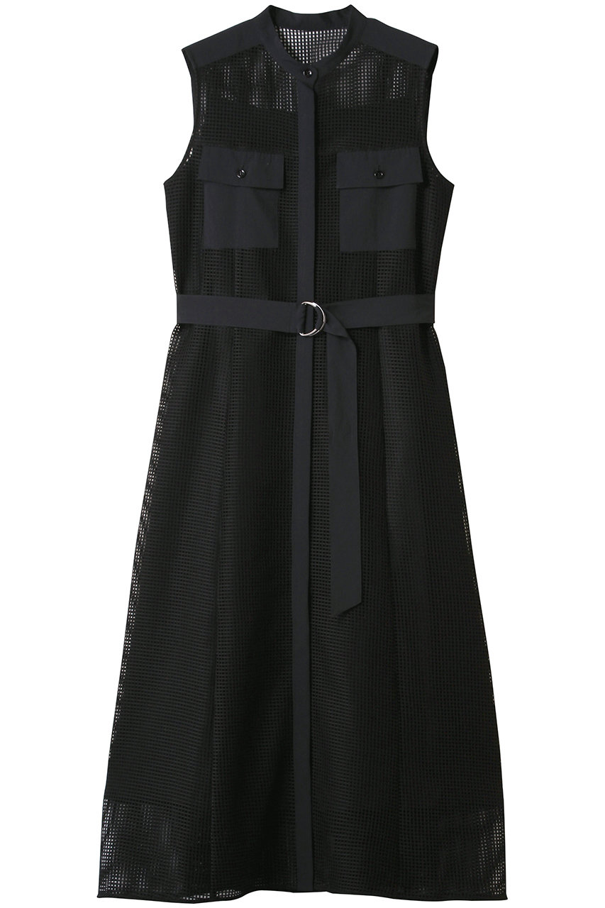 ANAYI メッシュポケットコンビワンピース (ブラック, 38) アナイ ELLE SHOP ANAYI メッシュポケットコンビワンピース (ブラック, 38) アナイ ELLE SHOP