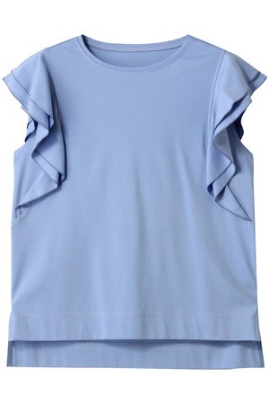 アナイ/ANAYIのコットンスムースWフリルプルオーバー(110100/110102)