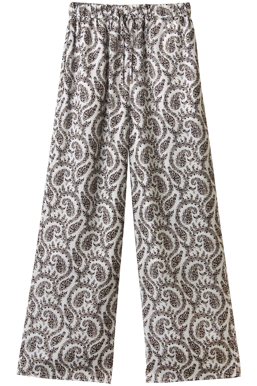 アナイ/ANAYIのペイズリーデシンイージーパンツ(アイボリー/10252712280-04-380)