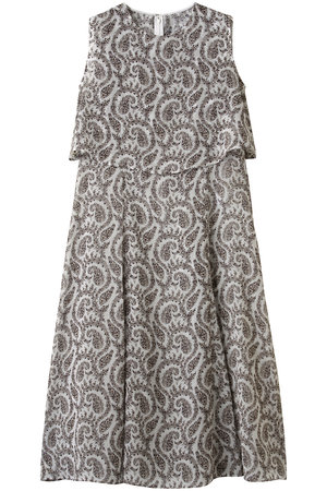 アナイ/ANAYIのペイズリーシフォンレイヤードワンピース(110500/110503)