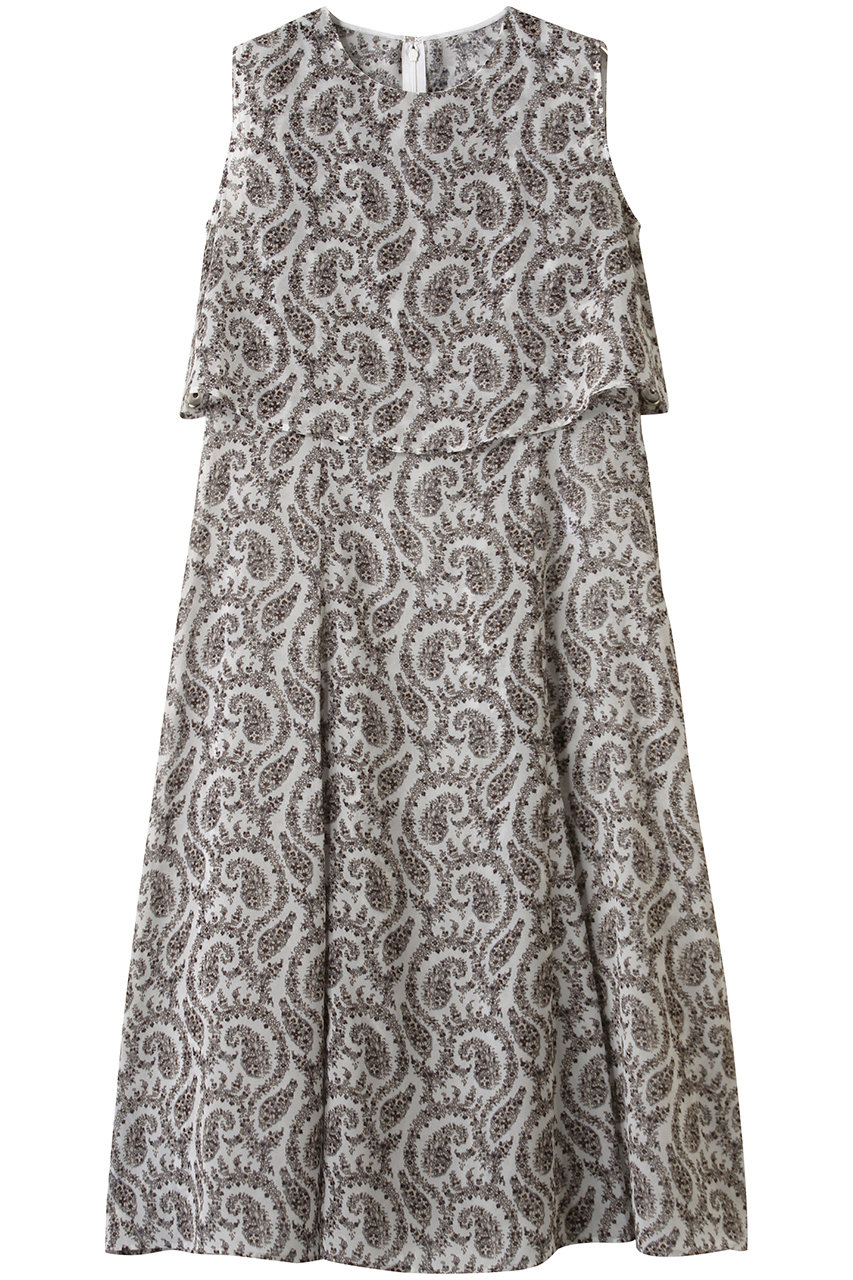 ANAYI ペイズリーシフォンレイヤードワンピース (アイボリー, 36) アナイ ELLE SHOP ANAYI ペイズリーシフォンレイヤードワンピース (アイボリー, 36) アナイ ELLE SHOP